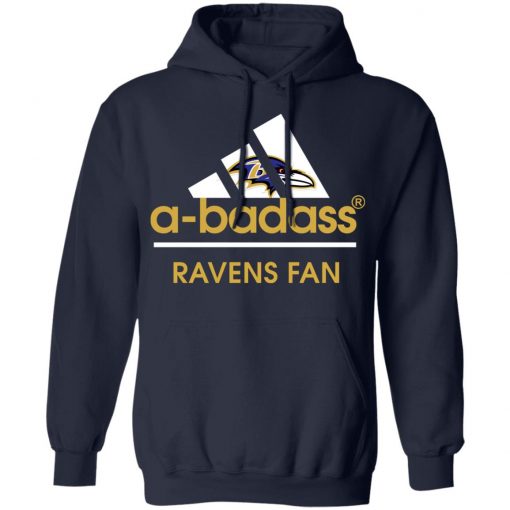 A-Badass Baltimore Ravens Mashup Adidas NFL Hoodie
