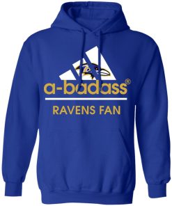 A-Badass Baltimore Ravens Mashup Adidas NFL Hoodie