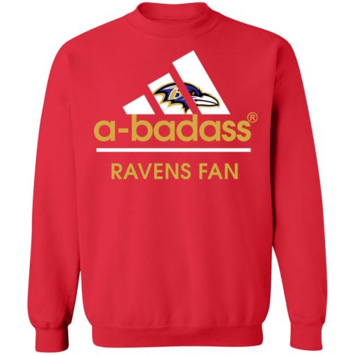 A-Badass Baltimore Ravens Mashup Adidas NFL Sweatshirt