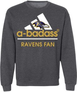 A-Badass Baltimore Ravens Mashup Adidas NFL Sweatshirt