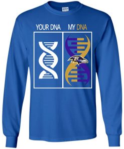 My DNA Is The Baltimore Ravens Football NFL Youth LS T-Shirt