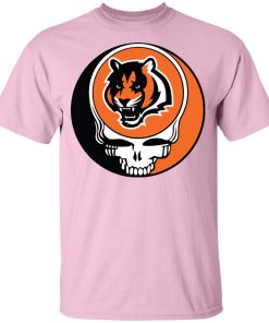 NFL Team Cincinnati Bengals x Grateful Dead Logo Band Youth’s T-Shirt