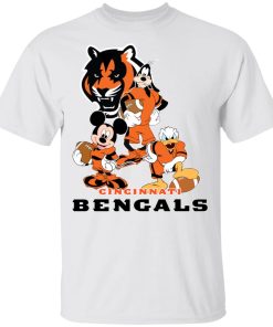 Mickey Donald Goofy The Three Cincinnati Bengals Football Shirts Youth’s T-Shirt