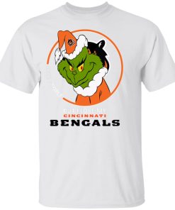 I Hate People But I Love My Cincinnati Bengals Grinch NFL Youth’s T-Shirt