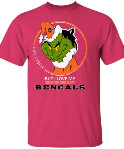 I Hate People But I Love My Cincinnati Bengals Grinch NFL Youth’s T-Shirt