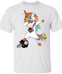 Football Dabbing Unicorn Steps On Helmet Cincinnati Bengals Youth’s T-Shirt