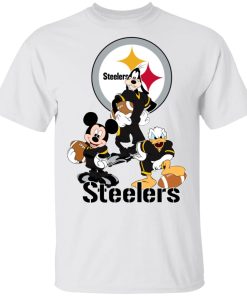 Private: Mickey Donald Goofy The Three Pittsburgh Steelers Football Shirts Men’s T-Shirt