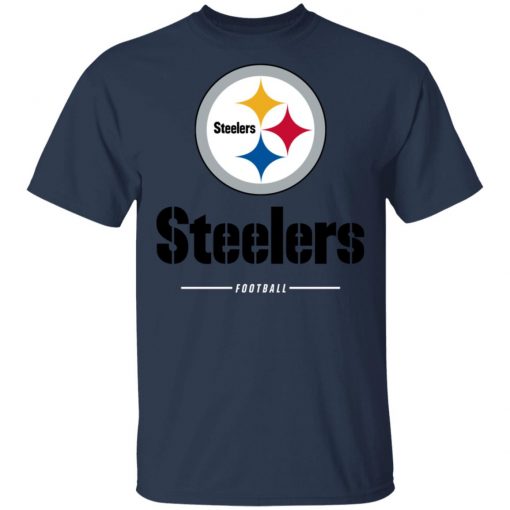 Private: Pittsburgh Steelers NFL Pro Line Black Team Lockup T-Shirt