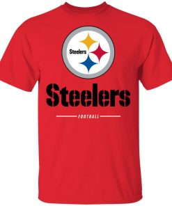 Private: Pittsburgh Steelers NFL Pro Line Black Team Lockup T-Shirt