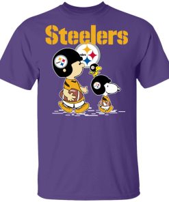 Private: PITTSBURGH STEELERS Let’s Play Football Together Snoopy NFL Men’s T-Shirt