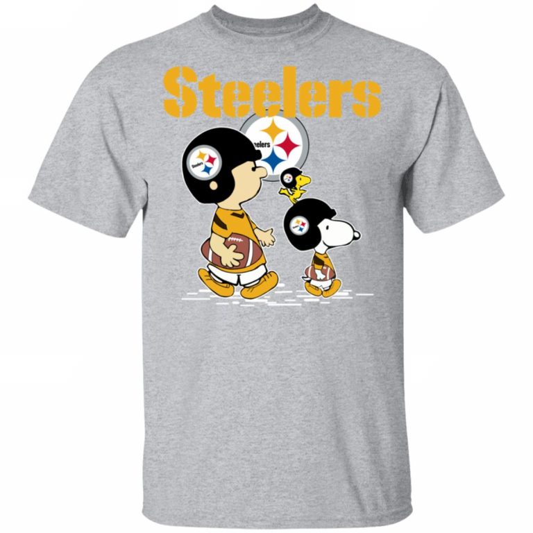 PITTSBURGH STEELERS Let’s Play Football Together Snoopy NFL Men's T-Shirt