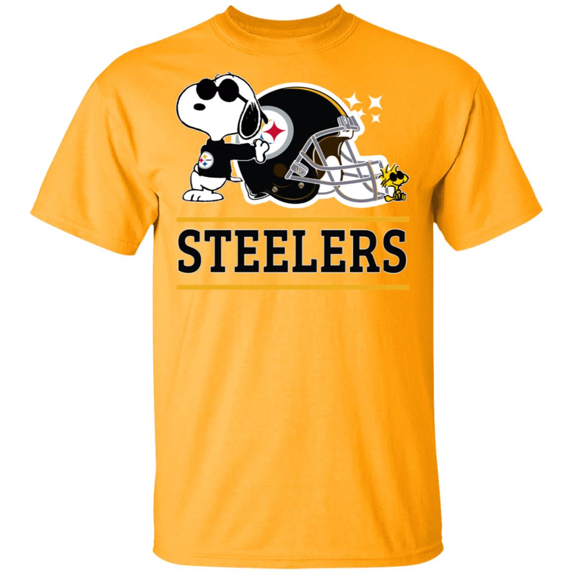 The Pittsburg Steelers Joe Cool And Woodstock Snoopy Mashup T-Shirt ...