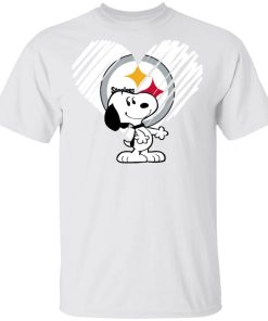 Private: I Love Pitburg Steelers Snoopy In My Heart NFL T-Shirt