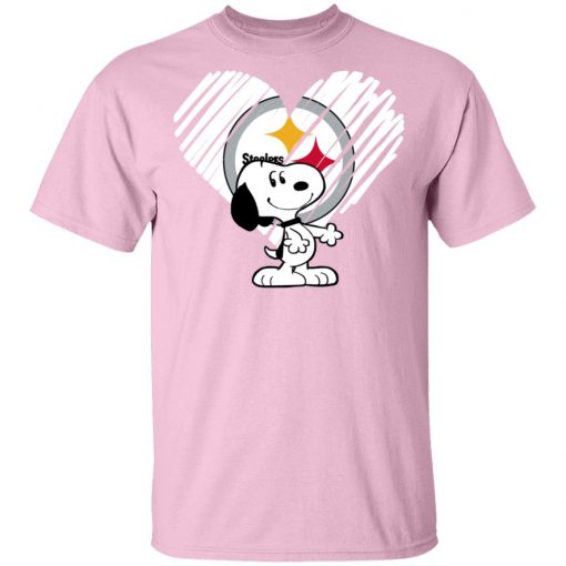 Private: I Love Pitburg Steelers Snoopy In My Heart NFL T-Shirt
