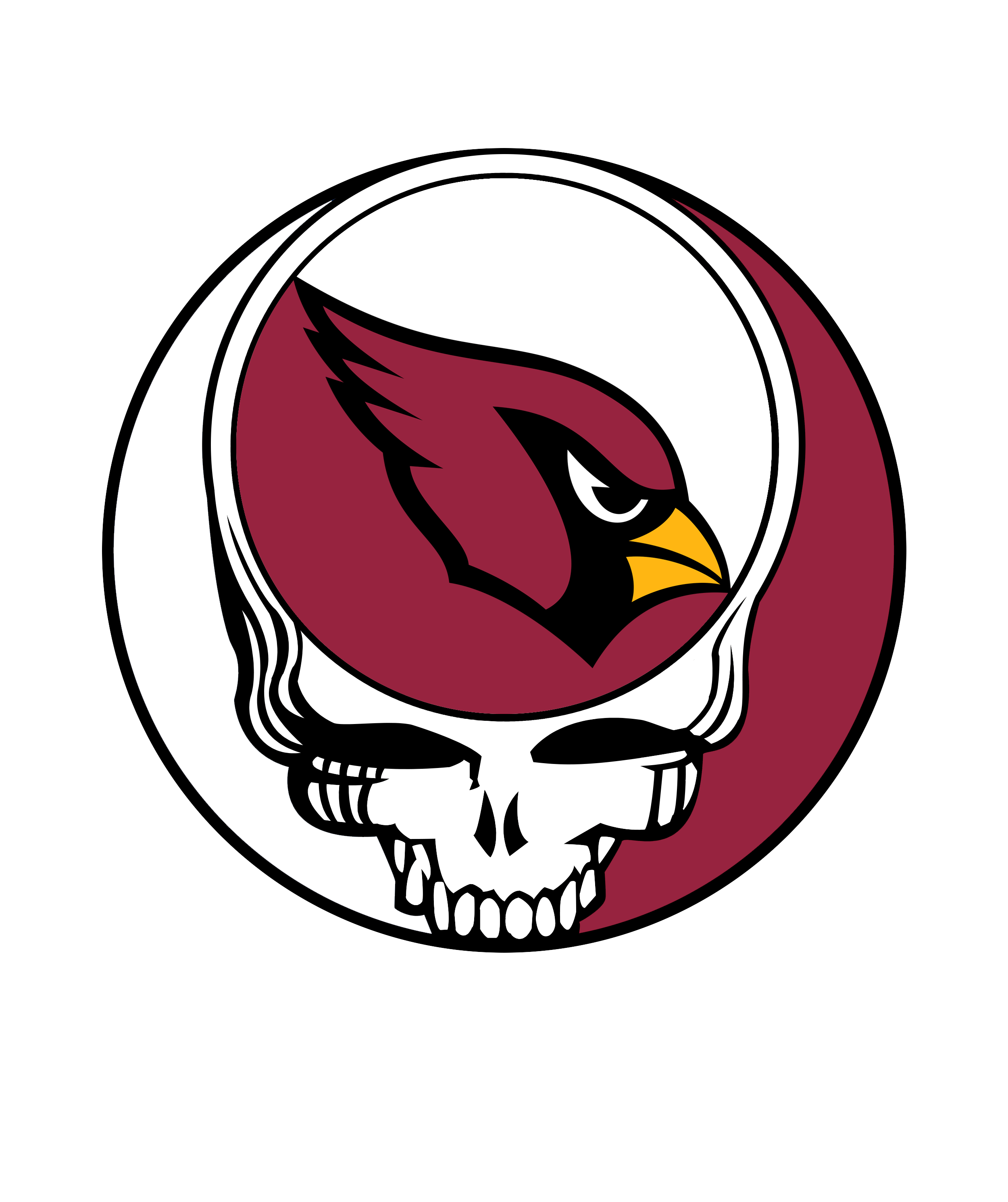 Arizona Cardinals x Grateful Dead T-Shirt: A Must-Have for True Fans